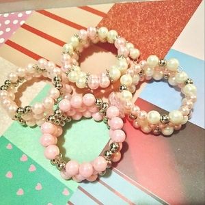 4 pack of girl bracelets